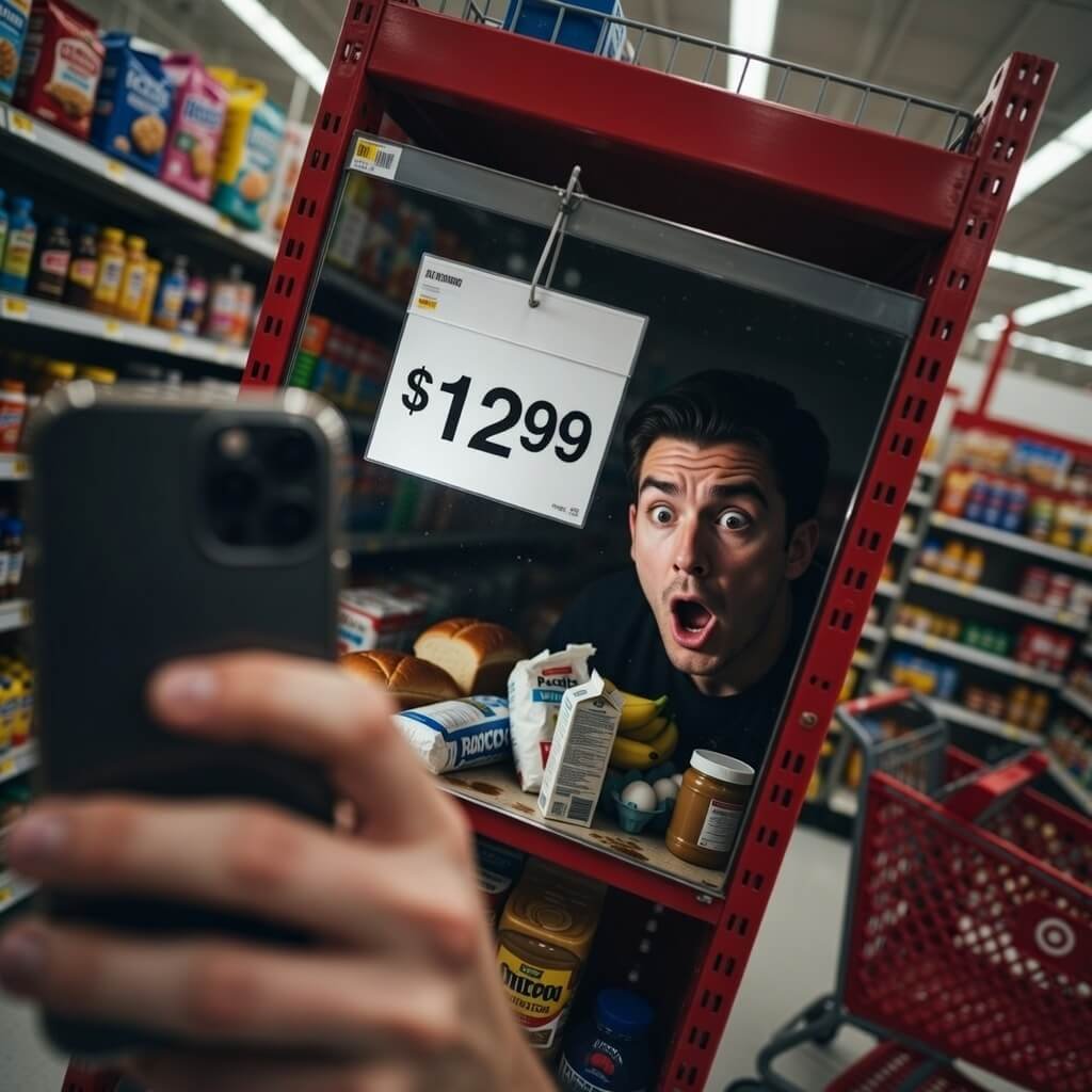 Man in Target mirror shocked at high price tag